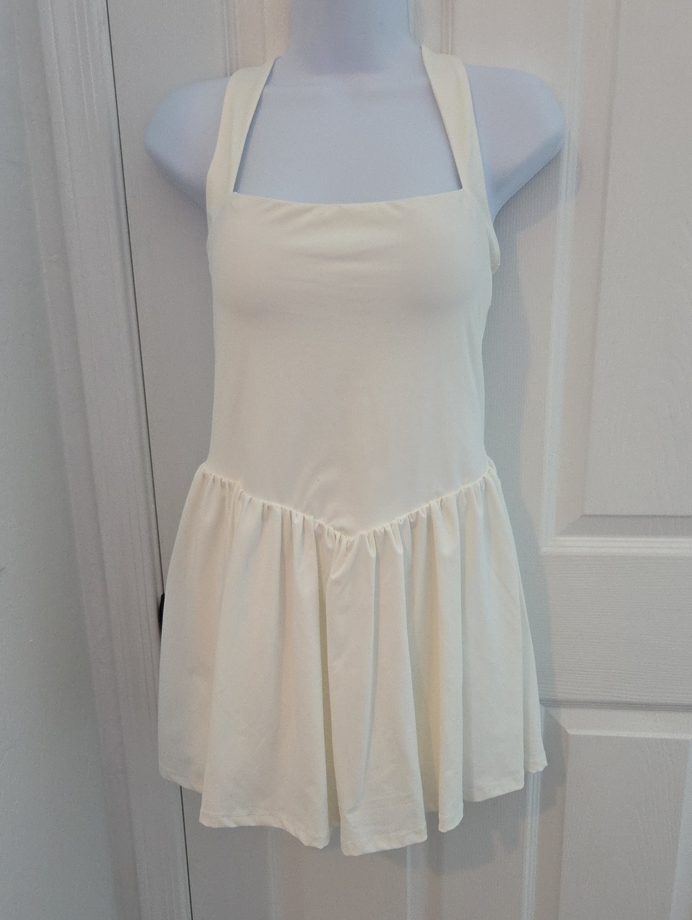 Women’s Cream Halter Skort